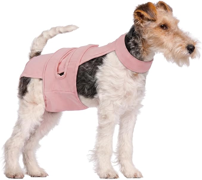Dog Diapers Female Reusable Washable Period Diaper with Suspender,Adjustable Dog Panties Anti-Harassment, Doggie Diapers for Incontinence, Heat Cycles, or Senior Dogs（XS-XL）