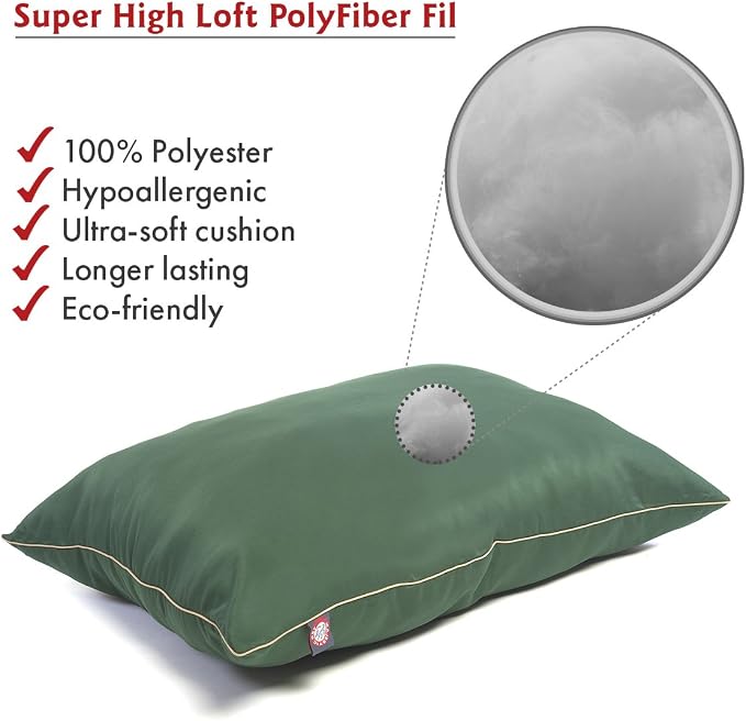 Large 35x46 Super Value Dog Pet Bed - Green