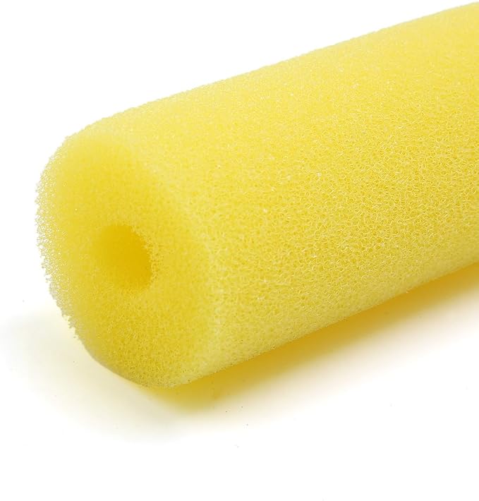 uxcell 10pcs Yellow 2.6inch Dia Cylinder Aquarium Pre-Filter Sponge Filter Cartridges