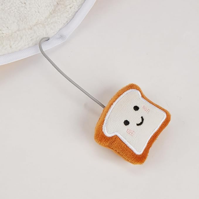 Cat Puppy Toy Sleeping Bag Cute Potato Chip Bag Design Hanging Snack Toy Crinkle Paper Pet Accessories