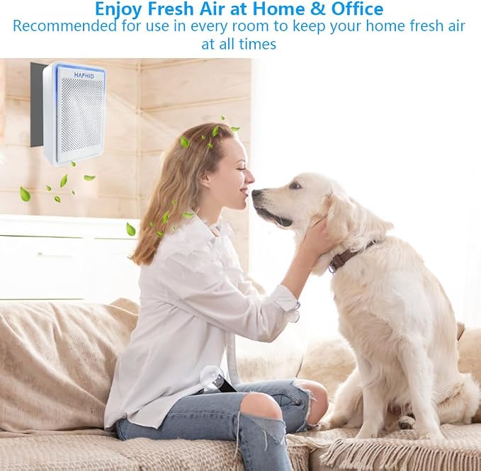 Cat Litter Deodorizer 99%, Pet Odor Eliminator for Strong Odor with Catalyst Filter, Air Purifier Plug In Air Freshener for Home & Pets Litter Box Room Wardrobe Toilet Shoe Cabinet (2-Pack）