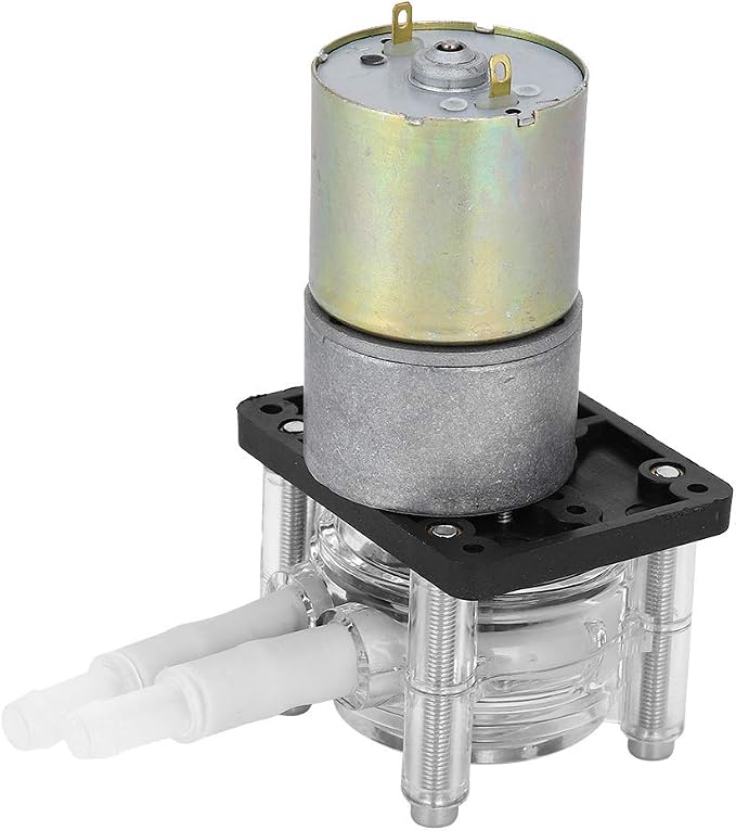 DC Vacuum Pump Strong Suction Self Priming Peristaltic Pump, High for Aquarium Chemicals Liquids and Other Dosing Additives (12V)
