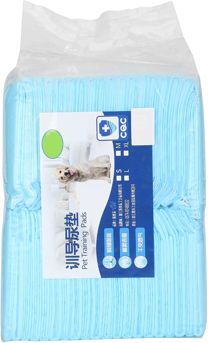 Pet Training Puppy Pee Pads Thicken Super Absorbent Dog Cats Disposable Quick Dry Pee Pads(M:(60 * 45CM) 50片)