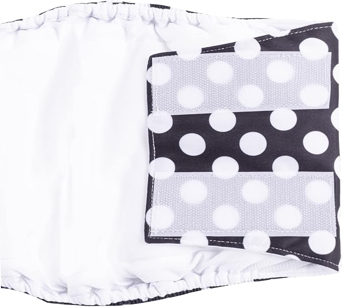 CuteBone Dog Diapers Male 4 Pack Puppy Wraps Reusable Doggie Belly Bands for Male Dogs Small Medium Large