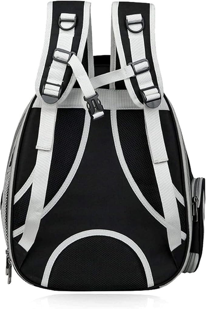 OLOTU Pet Backpack Space Capsule Cat Carrier, Cat Backpack for Hiking Travel and Outdoor Use, Pet Backpack Carrier for Small Dogs and Cats, Black Spacious