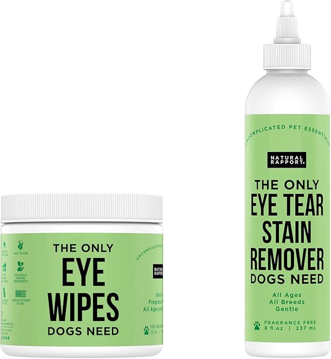 Natural Rapport Dog Tear Stain Cleaning Bundle