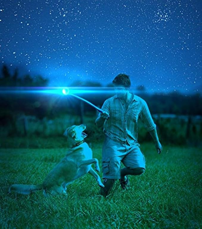Chuckit! Max Glow Ball Bundle - Large 3 Inch Ball (1-Pack) & Medium 2.5 Inch Balls (2-Pack), Glow in the Dark Dog Toys