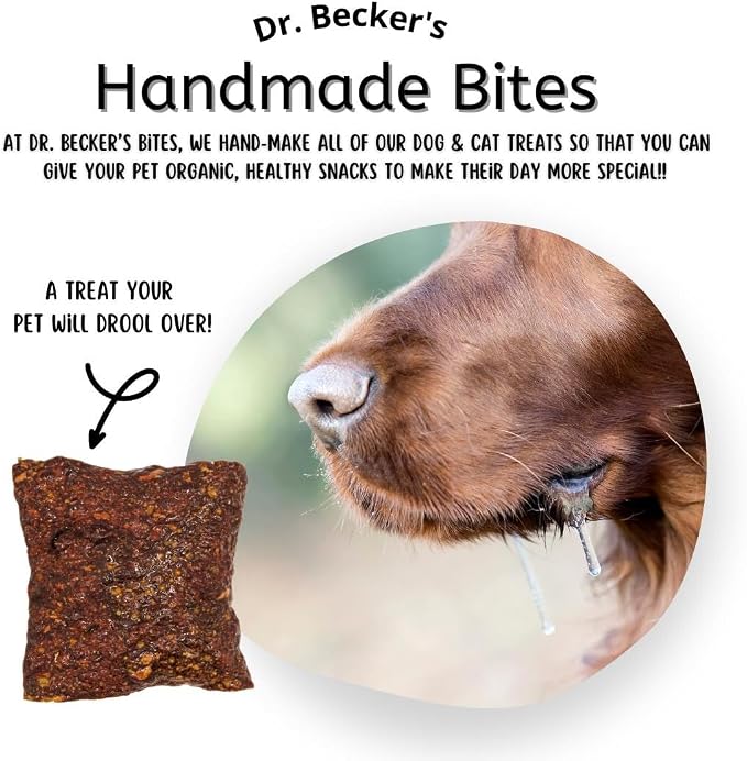 Dr. Becker's Organic Beef Bites | 100% Pure Meat Protein | Grain Free Liver Training Treats for Dogs & Cats, 5 oz (Pack of 3)