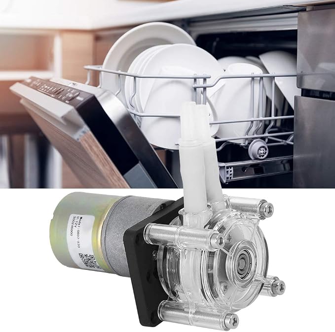 DC Vacuum Pump Strong Suction Self Priming Peristaltic Pump, High for Aquarium Chemicals Liquids and Other Dosing Additives (12V)