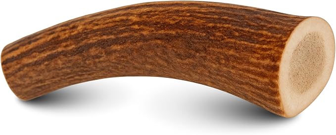 WhiteTail Naturals - Deer Antlers for Dogs - Long Lasting Antler Dog Chews - Crafted in USA, Naturally Shed Antler Dog Bones for Aggressive Chewers (Thick-Medium- 1 Pack)