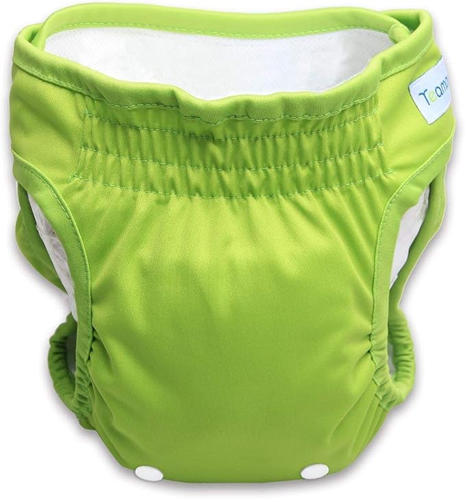 Teamoy Reusable Female Dog Diapers with Inserts (Pack of 4), Doggie Diaper Liners Period Pants for Dogs in Heat & Incontinence, Super-Absorbent, S