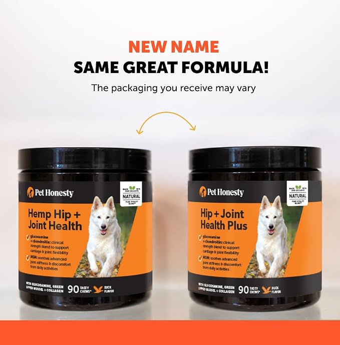 11-in-1 Advanced Hip + Joint Supplement for Dogs - Mobility Support with Glucosamine Chondroitin, Turmeric, & Green Lipped Mussel, MSM - Soothes Joint Stiffness & May Reduce Discomfort (Duck, 90 Ct)