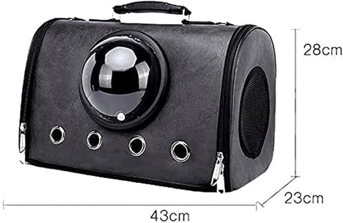 OLOTU Pet Backpack Space Capsule Cat Carrier, Airline-Approved Ventilate Transparent Capsule Soft Side Pet Carrier, Outdoor Use Pet Backpack Spacious