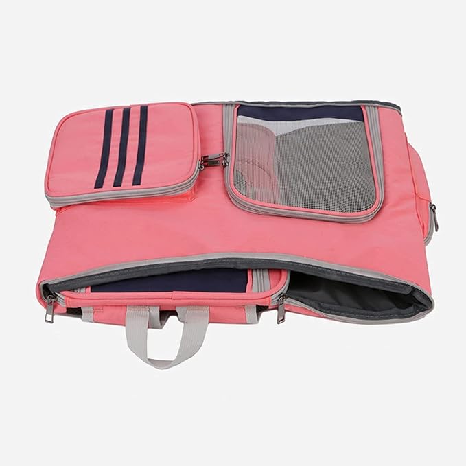 OLOTU Pet Backpack Collapsible Cat Backpack, Ventilated Design Cat Carrier with Inner Safety Strap, Pet Backpack Carrier for Travel Hiking Spacious