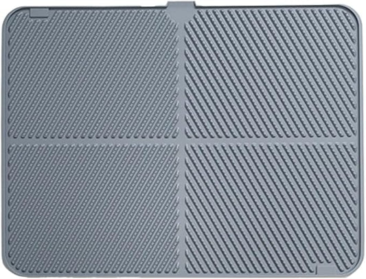 Silicone Pet Food Mat for Cats & Dogs, Waterproof Dog Bowl Mat & Cat Feeding Mat, Non-Slip Dog Mat for Food and Water, Pet Placemat & Silicone Tray (24X15)