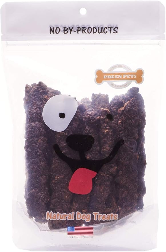 Preen Pets Beef Frites Dog Treats - 100% USA Sirloin Beef (4OZ)