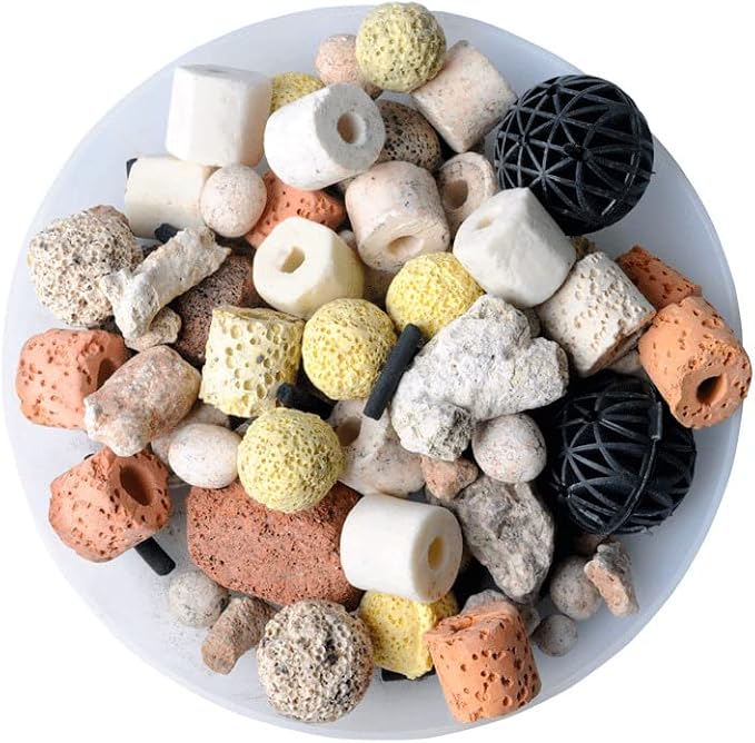 Aquarium Filter Media Bio Balls 5.5lbs Bio Balls for Aquarium Filter,Pond Filter Media with Filter Bag