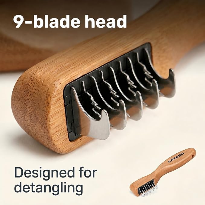 ARTERO Special Knot Cutter. Finish with the Knots of Your Dog or cat. (Nature Collection)