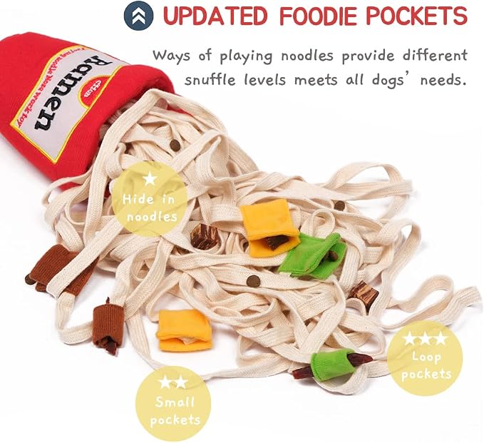 CHEFFON Dog Puzzle Interactive Dog Toys, Enrichment Toy for Boredom and Stimulating, Durable Hide and Seek Snuffle Crinkle Toys for Small, Medium and Large Dogs