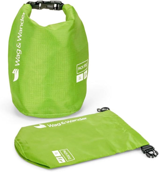 Reusable Smell Proof Waste Bag - Dog Poop Bag Holder for Dog walkers + Hiking with Dogs & Camping. Odor Proof Diaper Wet Bag, Camping Trash