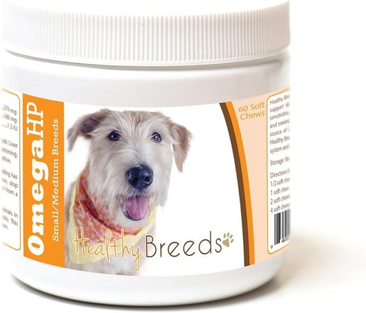 Healthy Breeds Glen of Imaal Terrier Omega HP Fatty Acid Skin and Coat Support Soft Chews 60 Count