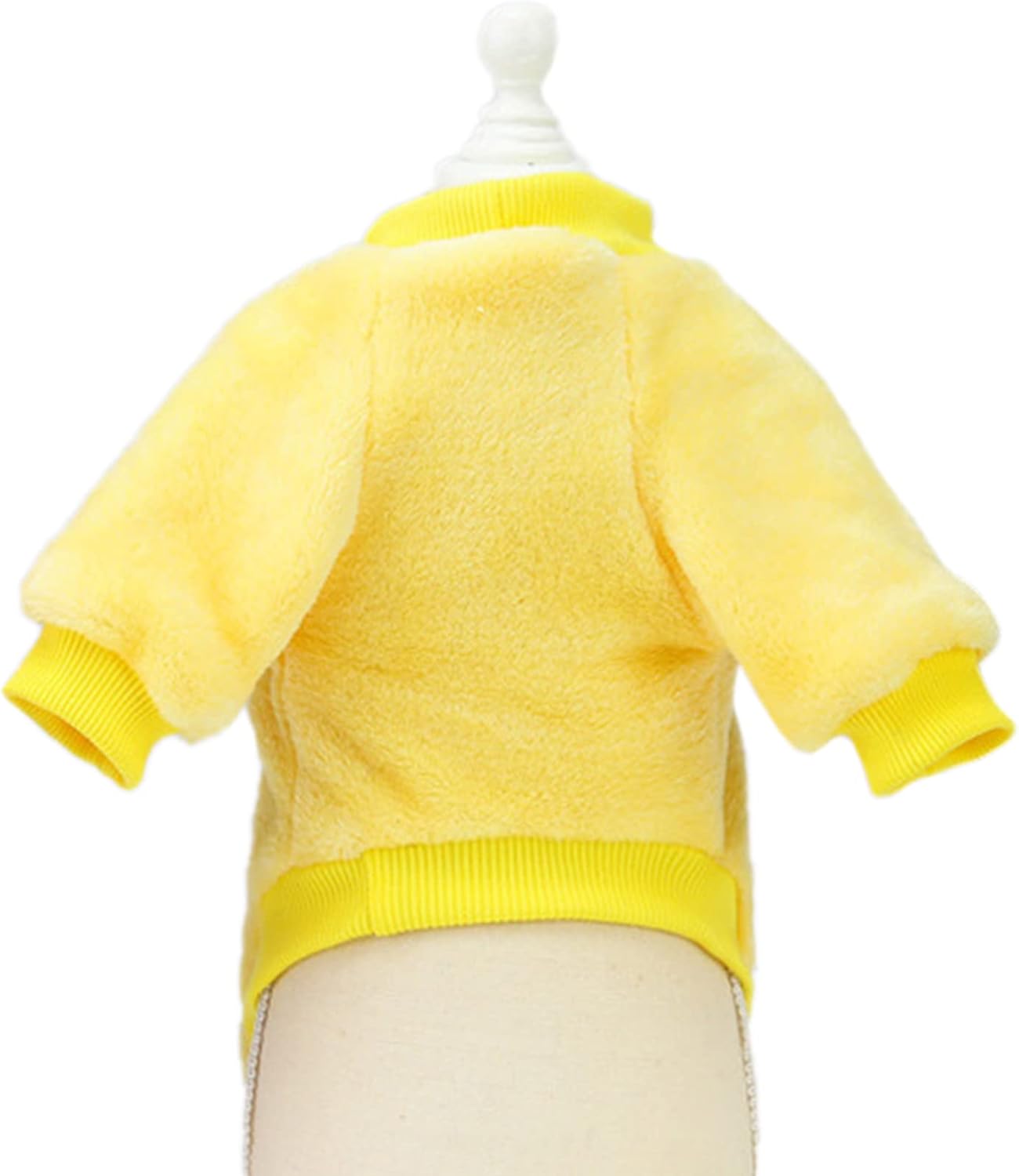 Jecikelon Pet Dog Clothes Dog Sweater Soft Thickening Warm Pup Dogs Shirt Winter Puppy Sweater for Dogs (Z01-Yellow, Medium)