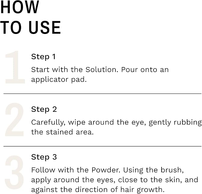 Eye Envy Dog Tear Stain Remover Starter Kit with ProPowder Brush | Stain Solution, Applicator Pads, Stain Powder and Small Applicator Brush | Lasts 30-45 Days
