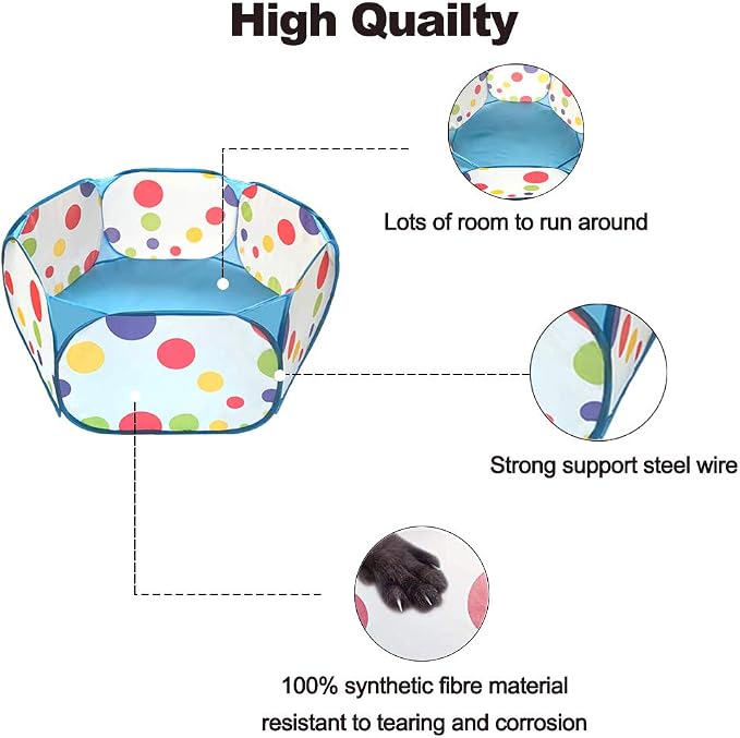 Amakunft 2 Pcs Large Guinea Pig Bed Mat, Rabbit Sleep Bed, 17.7x13.7x2 Inches, Small Animal Playpen for Bunny/Chinchilla/Hedgehog