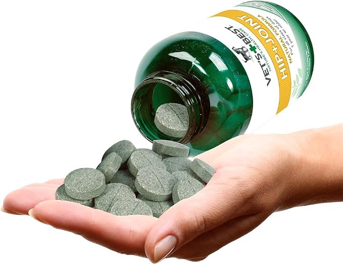 Vet's Best Advanced Hip & Joint Dog Supplements - Formulated with Glucosamine and Chondroitin to Support Dog Joint and Cartilage Health - 90 Chewable Tablets