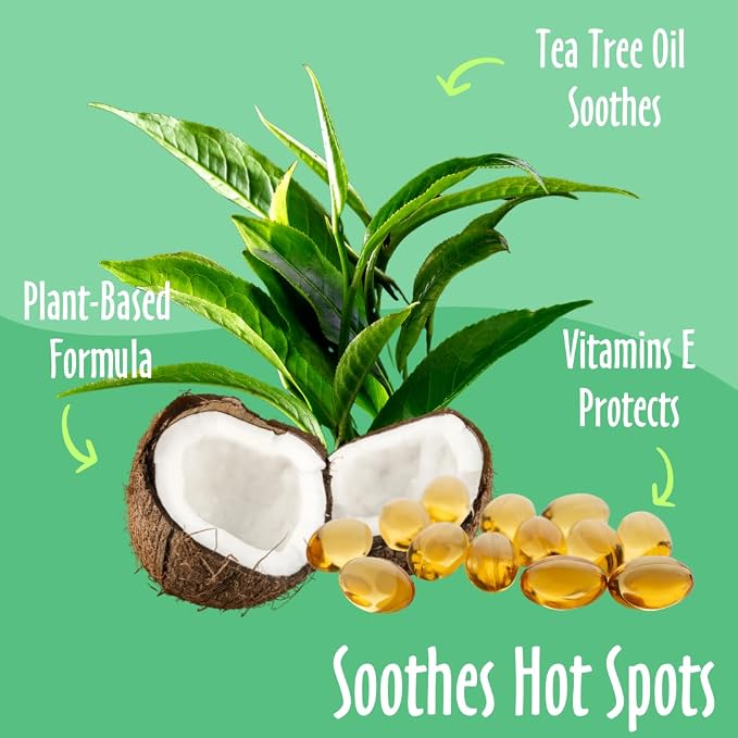 earthbath, Hot Spot Relief Pet Shampoo - Tea Tree Oil Hot Spot Treatment for Dogs, Best Dog Shampoo for Itching & Skin Conditions, Made in USA, Cruelty Free Itch Relief for Dogs - 128 Oz (1 Pack)
