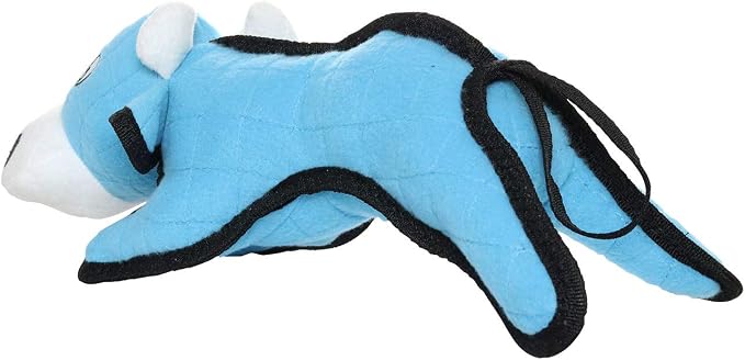 TUFFY® : Cow Dog Toy: Ultra Durable Plush Toy with Multiple Layers & Reinforced Seams, Washable and Floats, Original Construction