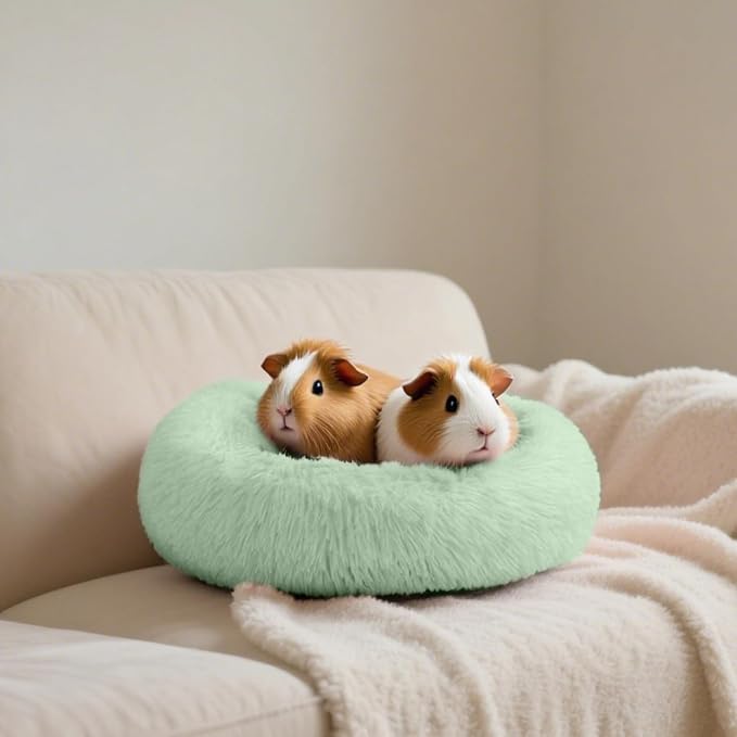 Bunny Bed Rabbit Hideout Large Soft & Comfortable Small Animal Bedding Cozy Bed Mat Warm Hideaway Cage Accessories for Guinea Pig