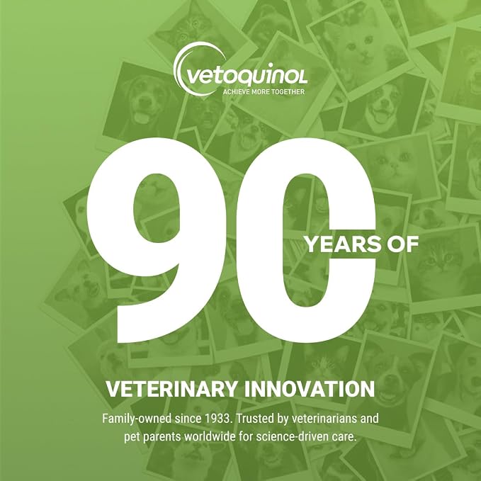 Vetoquinol Ear Cleansing Solution - Gentle Cleaner to Remove Dirt & Debris - Easy-to-Use Drops for Cats & Dogs - Support Clean and Fresh-Smelling Ears - Ideal for Routine Pet Hygiene - 16 Ounces