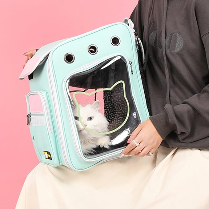 Pet Carrier Trolley Wheels for Dogs Cats,Foldable Soft-Sided Pet Travel Rolling Carrier Bag with Removable Wheels Telescopic Handle for Carrying Dogs, Cats, Pets and Accessories