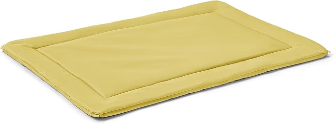 PELZIN Cybarmour 2.0 Chew Proof Dog Crate Pad - Outdoor Chew Resistant Dog Bed with Corner Anchor - Machine Washable - Water & Dirt-Resistant - Jumbo Breeds & Fits 54-Inch Crate - 53"x34", Moonstone