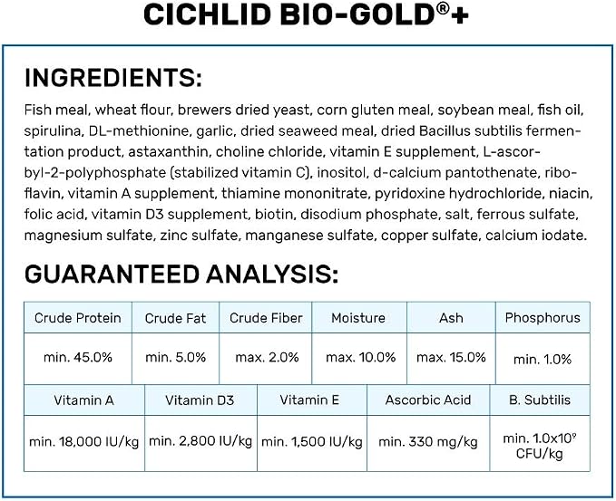 Hikari 8.8-Ounce Cichlid Bio-Gold and Floating Pellets, Medium