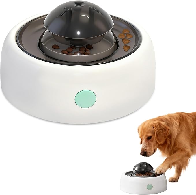 Interactive Dog Puzzle Toy, Slow Feeder for Large/Medium Dogs | IQ Training, Treat Dispensing, Brain Stimulation Enrichment, Dishwasher Safe, Anti-Slip