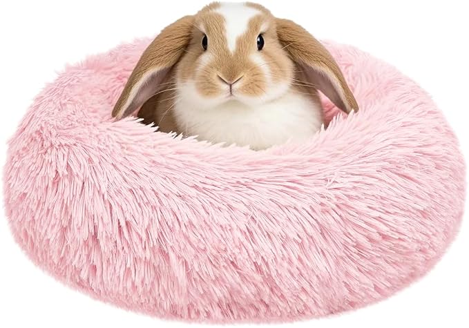 Bunny Bed Rabbit Hideout Large Soft & Comfortable Small Animal Bedding Cozy Bed Mat Warm Hideaway Cage Accessories for Guinea Pig