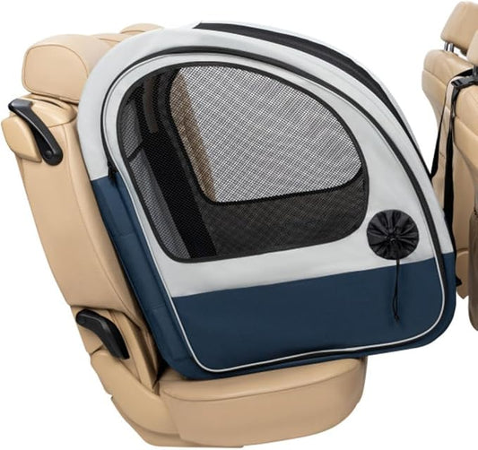 PetSafe Happy Ride Collapsible Dog Car Crate, Foldable Travel Crate for Pets Up to 60 Lbs