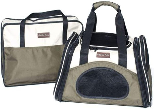 One for Pets The One Bag Pet Carrier, Large, Olive
