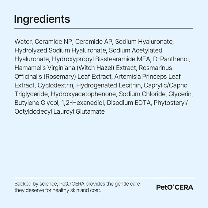 Breezytail PetO’Cera Q-Eye, Eye Stain Remover for Dogs and Cats, Removes Tear Stains, Discharge, Soothes, Neutralizes Odors, Vet Approved, Korean Pet Skin Care (4 fl oz/120ml) (4 fl oz)