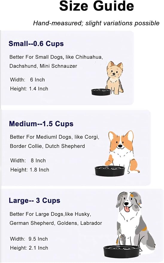 LE TAUCI Slow Feeder Dog Bowls Ceramic,3 Cups Slow Feeding Dog Bowl Medium Large Breed, Pet Bowl for Fast Eaters, Puzzle Pet Dishes,Skull Black