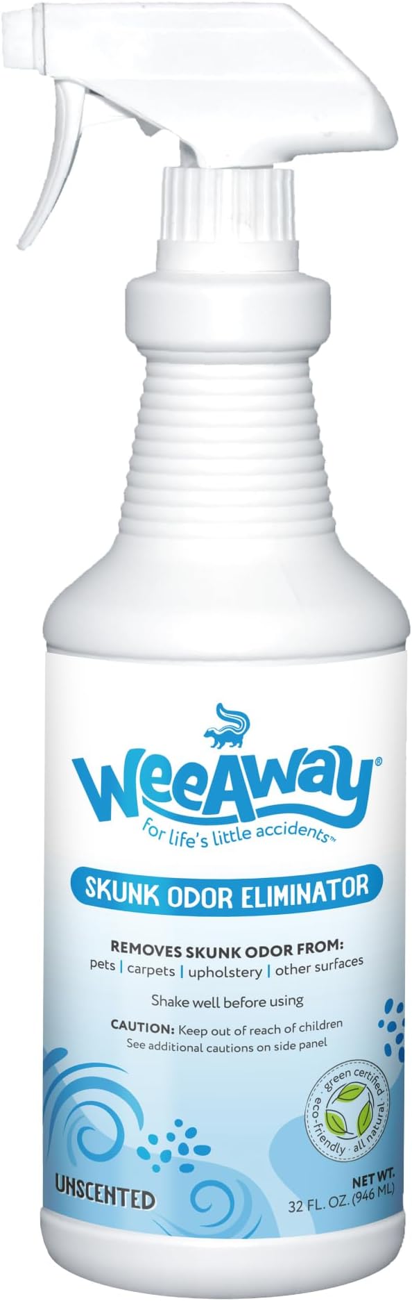 Wee Away Skunk Odor Eliminator, 32oz Unscented