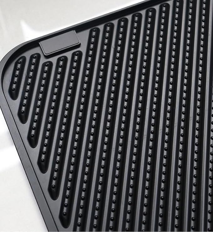 Silicone Pet Food Mat for Cats & Dogs, Waterproof Dog Bowl Mat & Cat Feeding Mat, Non-Slip Dog Mat for Food and Water, Pet Placemat & Silicone Tray (30X22.5)