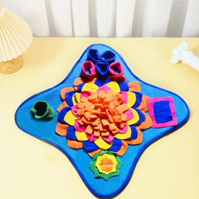 Dog Snuffle Mat - Slow Feeder for Dogs, Interactive Feeding Mat for Mental Stimulation & Anxiety Relief, Non-Slip Washable Pet Enrichment Toy for Small & Large Dogs