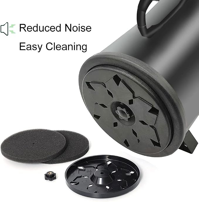 Dog Hair Dryer Quick Dry 2800W Noise Reduction Pet Hair Dryer Home Use Professional Stepless Adjustable Speed Spring Hose 4 Nozzles Dog Blow Dryer for Grooming with Heater