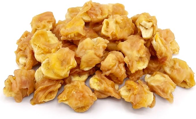 Chicken Wrapped Banana Dog Treats, Gluten and Grain Free Chicken Banana Chips, Healthy Chewy Dog Bites for Puppy and Small Dogs