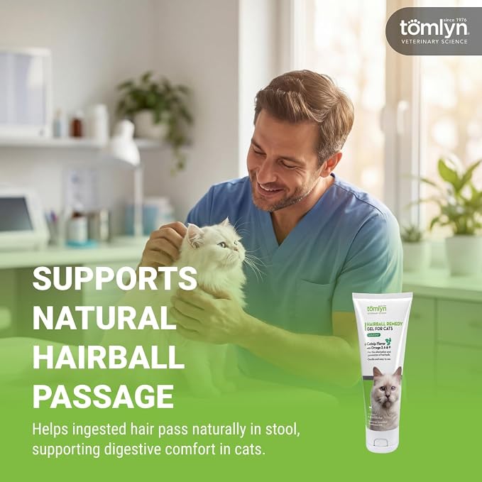 Tomlyn Laxatone Catnip-Flavored Hairball Remedy Gel for Cats, 4.25oz