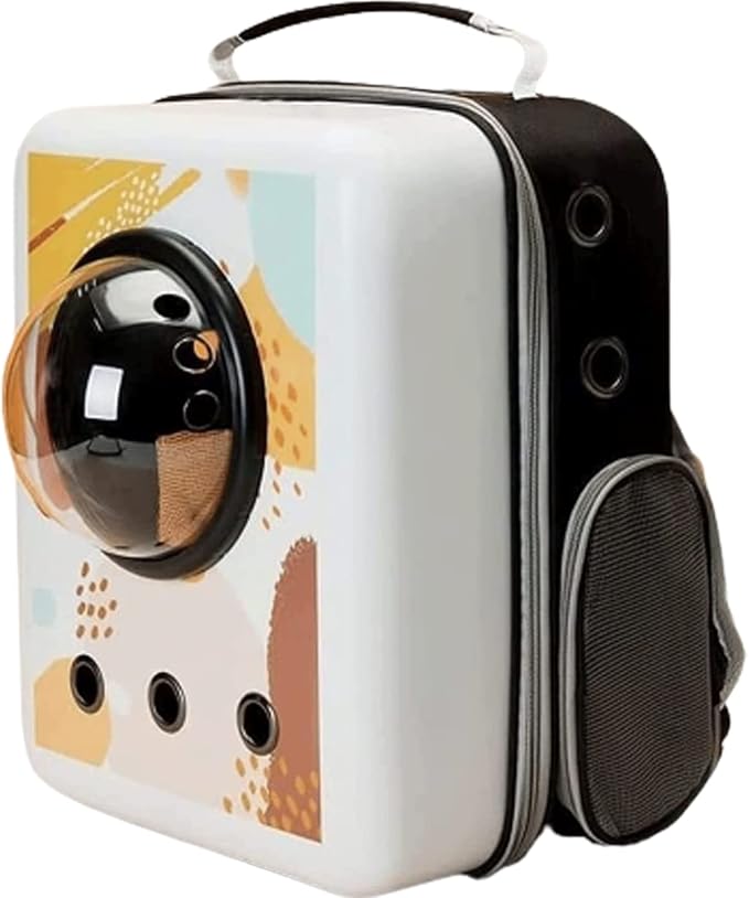 OLOTU Pet Backpack Multifunction Cat Backpack, Thicker Bottom Support Design Cat Carrier, Ventilated Design Dog Backpack Carrier, 35 * 26 * 40CM Spacious