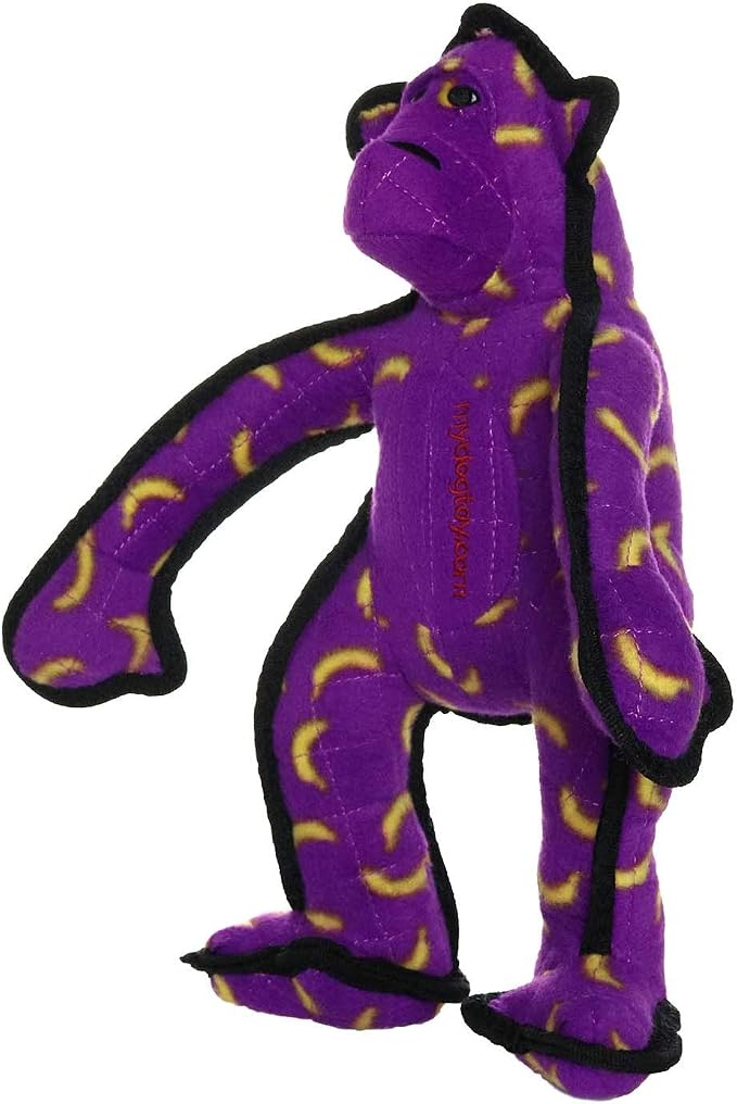 TUFFY® - 2 Pack Original : Monkey Dog Toy : Ultra Durable Plush Dog Toy with Multiple Layers & Reinforced Seams, Washable and Floats, Original Construction
